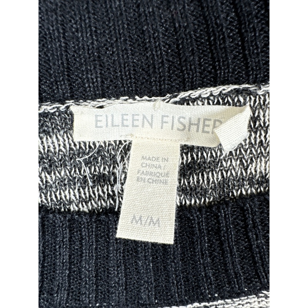 Eileen Fisher Sweater Womens MEDIUM Pull Over Long‎ Sleeve Organic Linen Career - Picture 4 of 11